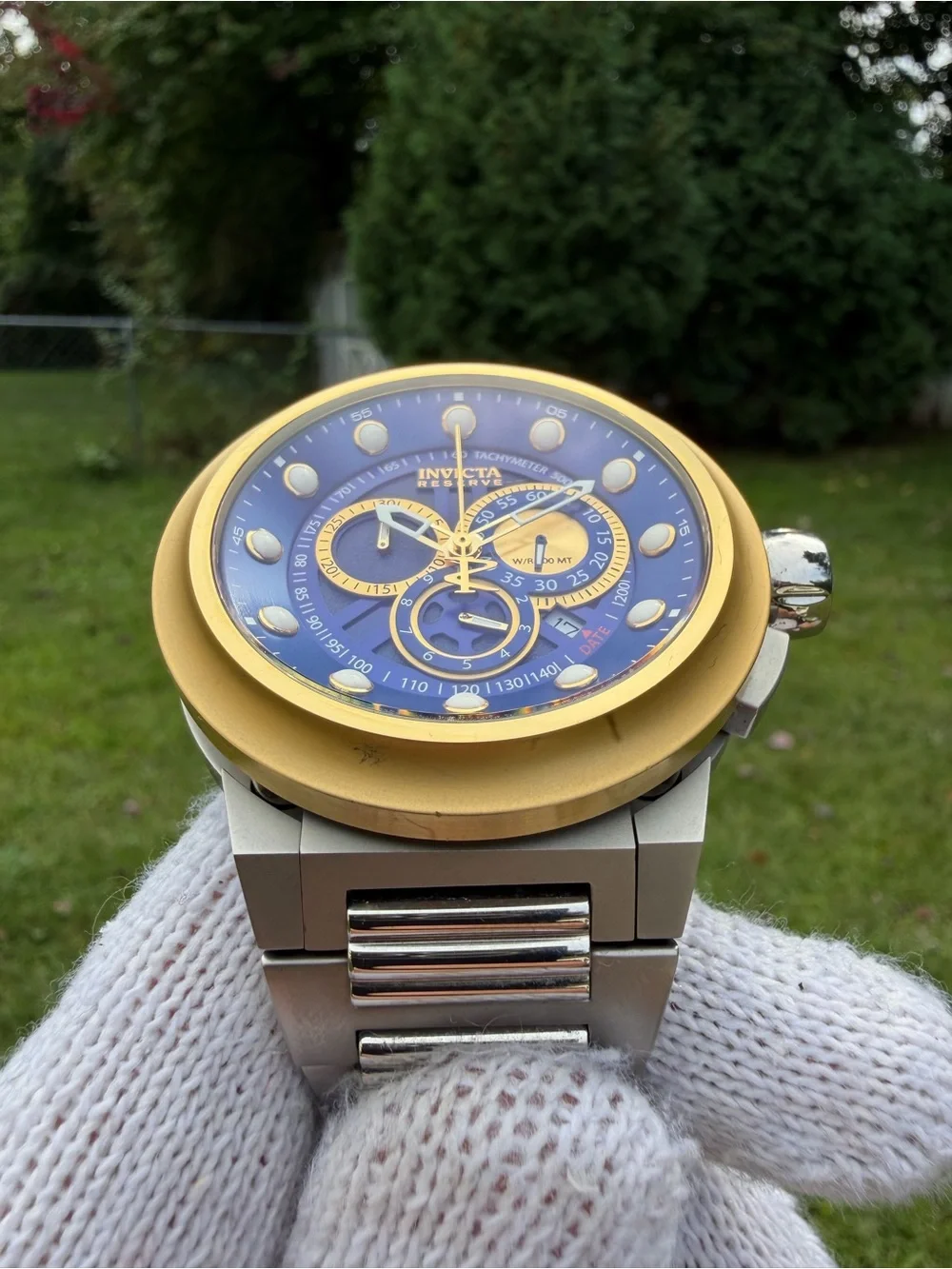 Invicta Reserve Subaqua Noma V 392 Swiss Made Men's 50mm Blue Chronograph Watch